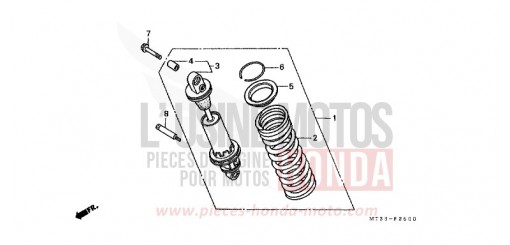 REAR CUSHION ST1100AR de 1994